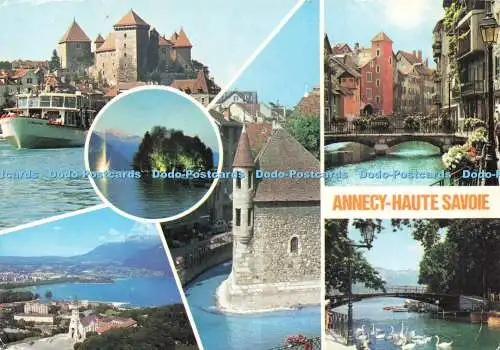 D231051 Annecy Haute Savoie Le Pont Morens Le Port et le Chateau Gi Gardet SA Mu