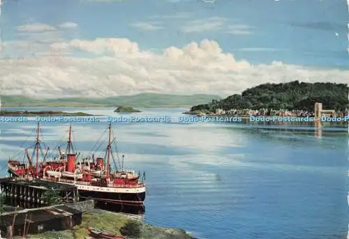 D231054 Oban Firth of Lorne Valentine Scots Bildserie 1961