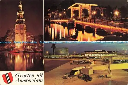 D231076 Groeten uit Amsterdam Holland Euro Farbkarten Mehrfachansicht