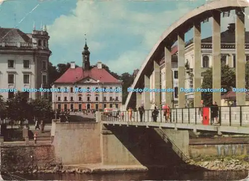 D231083 Die estnische S S R Die Brücke für Fußgänger in Tarfu Eesti Raamat