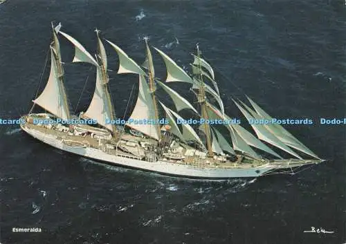 D231089 Esmeralda Ein chilenisches Marine Segelschulschiff Kenbe Reproduktionen Beken of
