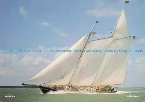 D231090 America Gaff Rig Schoner Baujahr 1966 Kenbe Reproduktionen Beken of Cow
