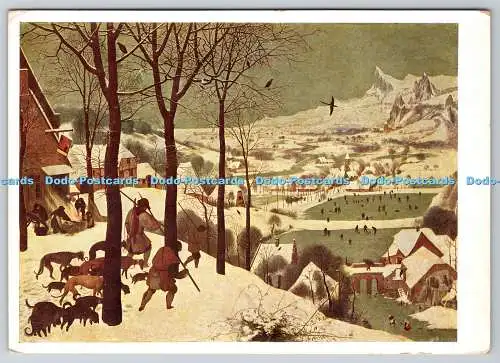 D319025 Wien. Staatsgalerie. Winterlandschaft. Pieter Brueghel d. A. Seemann. Fr