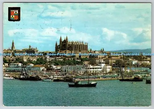 D316223 Mallorca. Palma. Teilansicht. Subirats Casanovas. Valencia. Escudo de O