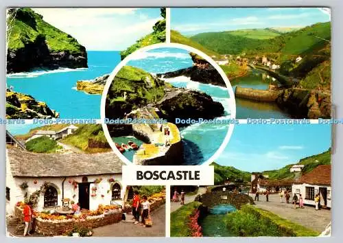 D319032 Boscastle. John Hinde. 1989. Multi View