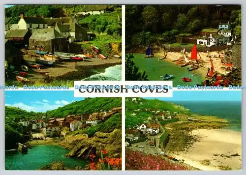 D316242 Cornish Coves. Cornwall. John Hinde. Multi View