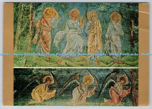 D316243 Ohrid. Himmelfahrt und Fries der Engel Fresken. Kirche St. Sofia. ZSZ. PM