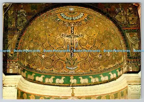 D316245 Roma. Mosaik der Apsis in der Clemente Kirche. ER. E. Richter. FUD. PM