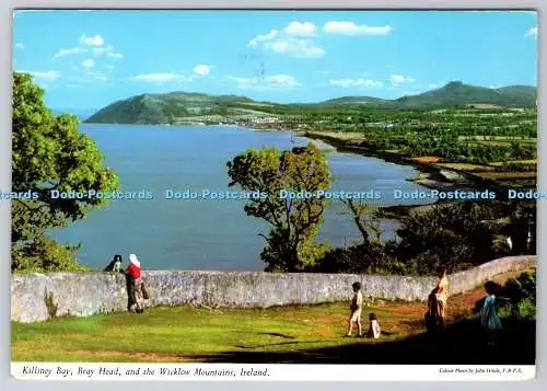 D316251 Killiney Bay. Bray Head und die Wicklow Mountains. Irland. John Hinde.