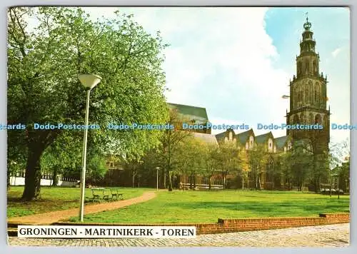 D319060 Groningen. Martinikerk. Toren. Van Leer