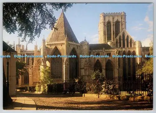 D316259 York Minster von Minter Court. Kapitelsaal Fünf Schwestern Fenster. Mitte