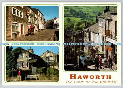 D320727 Haworth. Die Heimat der Brontes. E. T. W. Dennis. Scarborough. Multi Vi