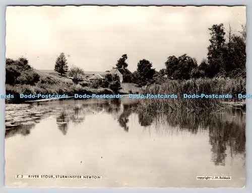 D320754 Sturminster Newton. River Stour. Serie Frith. J. M. Baldock