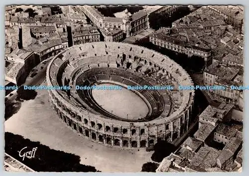 D320763 Nimes. Gard. Vue Aerienne. Les Arenes. Greff. S.E.R.P.RP