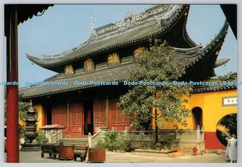 D320775 Tempel des Jade Buddha Shanghai. Halle des großen Helden. China National P