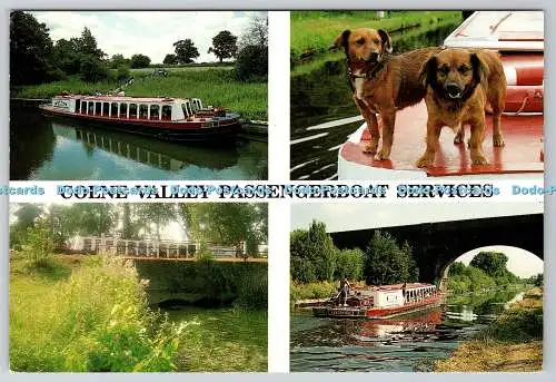 D316369 Colne Valley Passengerboat Services. MV Farnworth. Interprint. Baumwolle.