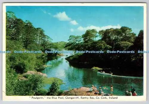 D316382 Poulgorm. Der blaue Pool. Glengarriff. Bantry Bay. Co Cork. Irland. Karte