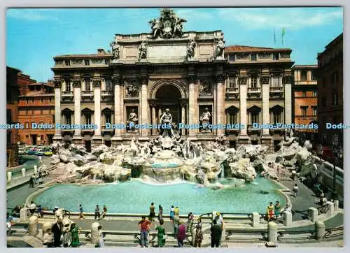 D316385 Roma. Brunnen von Trevl. Kodak Ektachrome