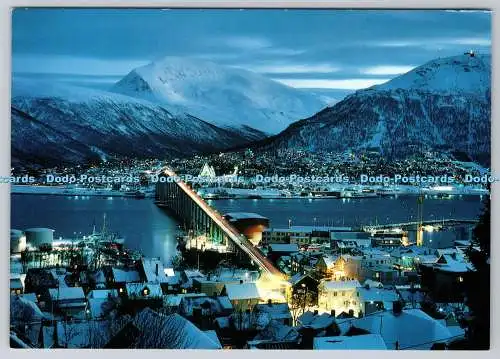 D316401 Tromso i Morketiden. Norwegen. HC Offset. ZUM FOTO ALS. Harstad