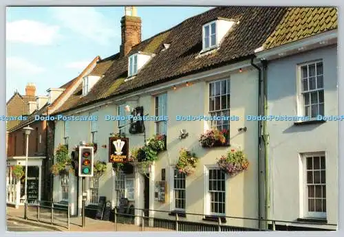 D320840 Norfolk. Holt. The Feathers Hotel. Marktplatz. Pfauenpresse. Brian Ho