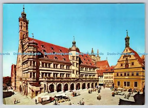 D316447 Rothenburg o.d. Tauber. Rathaus. Krüger. Ernst Geissendorfer
