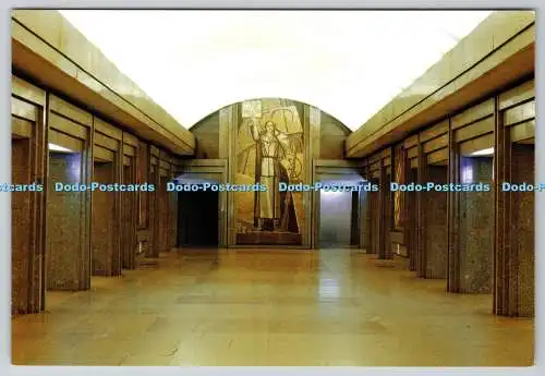 D316470 St. Petersburg. Russland. U-Bahn-Station Dibenko. Postkarte