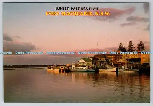 D316525 Port Macquaarie. N. S. W. Sunset Hastings River. Neil Cuttsi. Rose Stereo