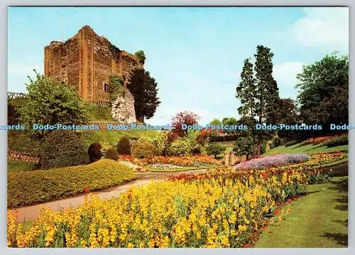 D316564 Der Burgfried und die Gärten. Guildford. Surrey. J. Arthur Dixon. Bristol