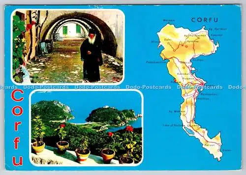 D316628 Karten. Korfu. C. G. Trimboli. Pescara. PM Kepkypa. Multi View