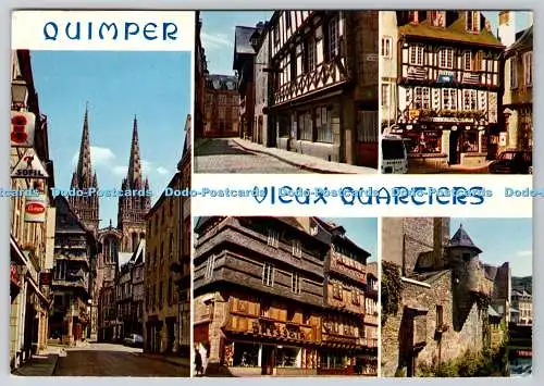 D316642 Quimper. Place Saint Corentin. IRIS. Edition D Art JOS. PM Sud Finist.
