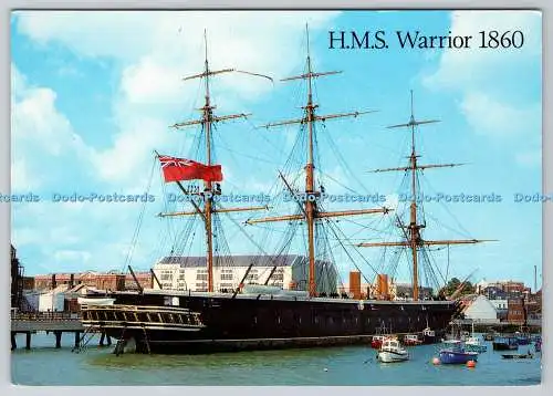 D316654 H.M.S. Warrior 1860. J. Salmon Ltd. Sevenoaks. Kent. England