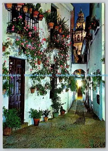 D321078 Espana Tipica. BV. Beascoa. N. 1805. Stempel Hotel Riviera. 1984. Postkarte