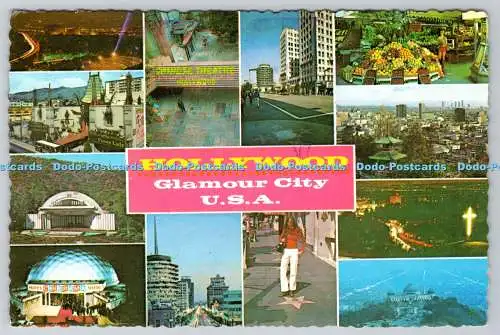 D316658 Hollywood. Glamour City USA. Plastichrome Boston. MitockPublishers Inc.