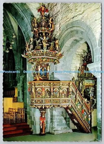 D321084 Norwegen. Kathedrale von Stavanger. Kanzel. Mittet. TS Offset. Postkarte