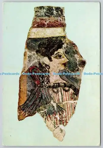 D321087 Griechenland. Heraklion Museum. La Parisienne. Fresko. Von Knossos. Foto Hann