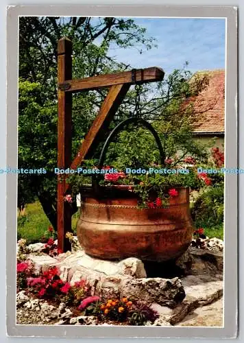 D321089 Le chaudron fleuri. Keller. Bron. Frankreich. OA 7000. Postkarte