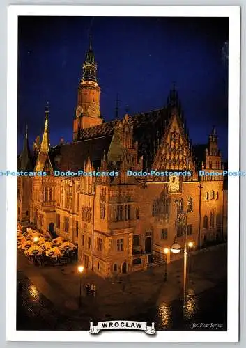 D321129 Breslau. Rathaus. Piotr Syryca. Nr. 00123. PM. Gwindon. 2013. Postkarte