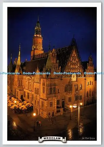 D321132 Breslau. Rathaus. Piotr Syryca. Nr. 00123. PM. Gwindon. 2013. Postkarte