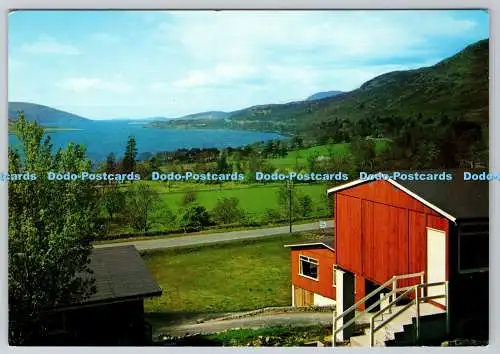 D316711 Leckmelm Chalet Hotel. Blick auf Lochbesen. J. Arthur Dixon. Lotus. Tolle