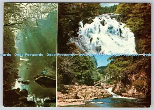 D316735 Betwsy Coed. Caernarvonshire. J. Arthur Dixon. Multi View