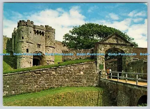 D316736 Carisbrooke Castle. Isle of Wight. Das Torhaus. Abteilung Umwelt