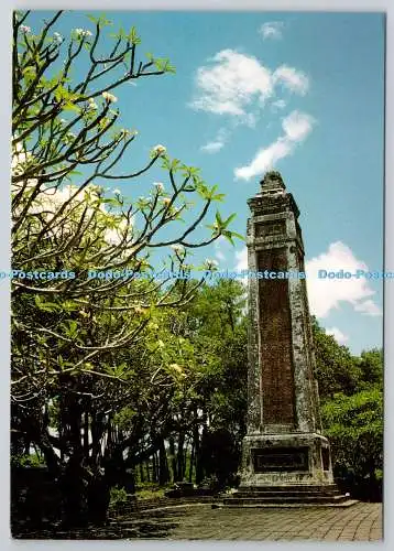 D321161 Vietnam. Farbton. Kaiser Tu Ducs Mausoleum. Säule mit Inschriften. Huu C