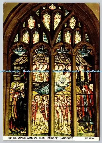 D321169 Langport. Huish Episcopi. Burne Jones Fenster. Judges Limited. Hastings.