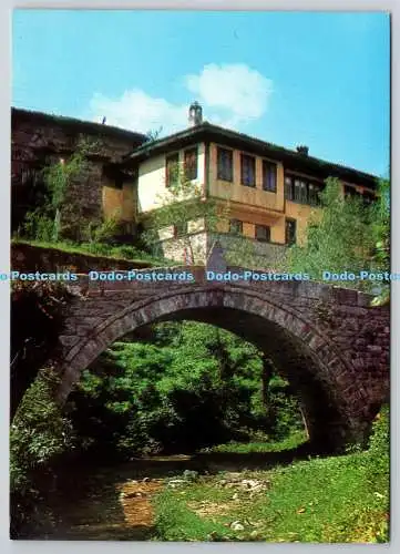 D321194 Koprivschtiza. Die Kalatschev Brücke und das Haus Bosov. Septemvri. Bulg