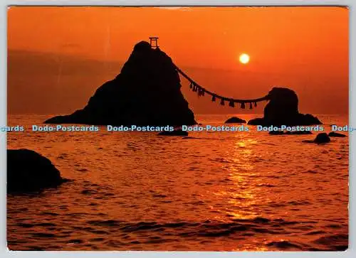 D316780 Der Sonnenaufgang auf Meotoiwa Rocks. Tokosha. PM Ise. 1981