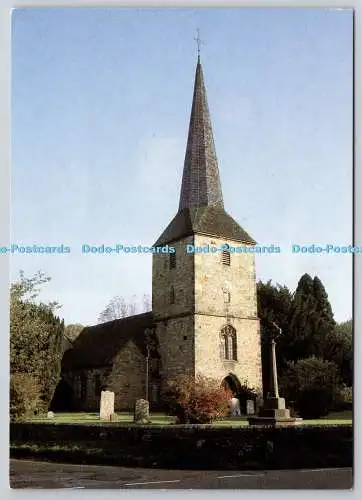 D321230 Kent. Hever. Peterskirche. Richter Postkarte. Hastings. C7532X. Postc