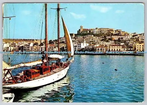 D316803 Ibiza. Balearen. Espana. Gesamtansicht der Stadt. Exclusivas Casa Figue
