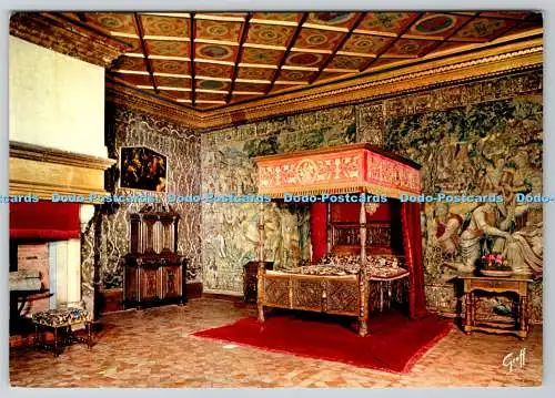 D316813 Frankreich. Chenonceaux. Chambre de Catherine de Medicis. Editionen GREFF. Pa