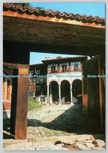 D321243 Kopriwschtiza. Oslekows Haus. E. Dyulgerov. Septemvri. Bulgarien. Postwagen