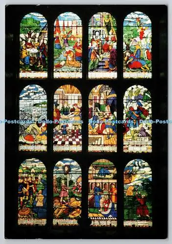 D321253 Hatfield House. Das Kapellenfenster. Heimat des Marquess of Salisbury. ABC Hi